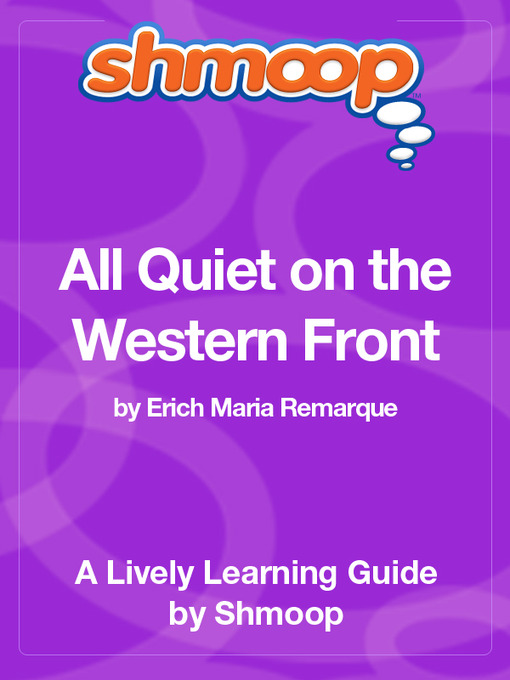 Title details for All Quiet on the Western Front by Shmoop - Wait list